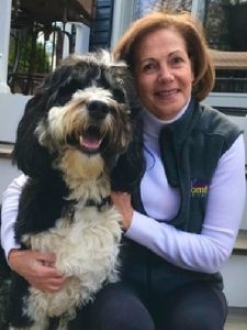Janice Tierney and her dog Mulligan