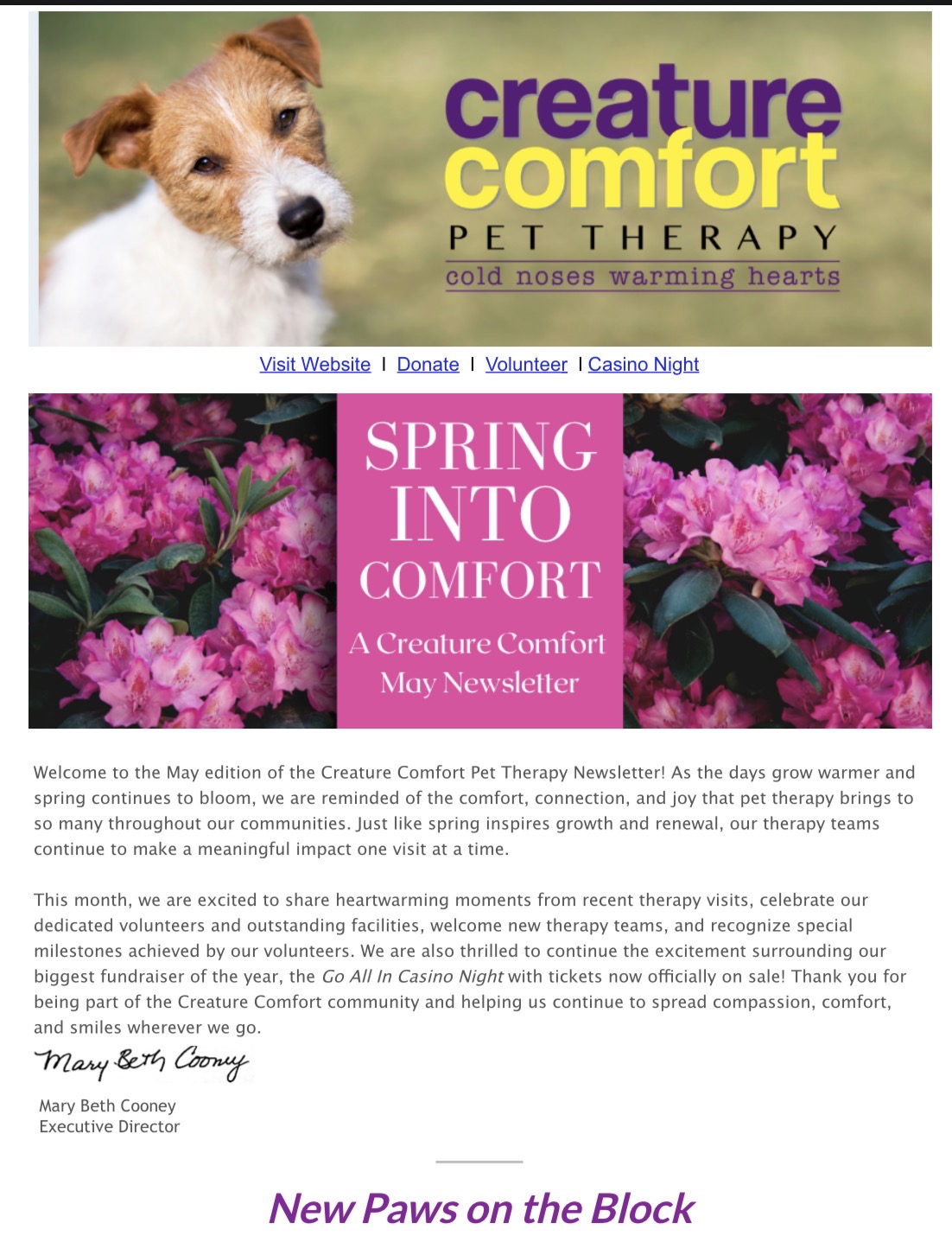 CCPT May 2026 Newsletter